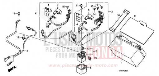 BATTERY (1) CB600FA3A de 2010